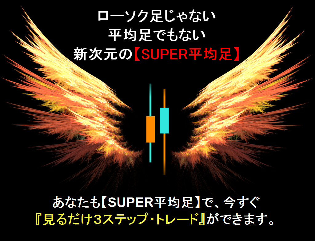 SUPER平均足_くまひげ先生のSUPER平均足３ステップ・トレード